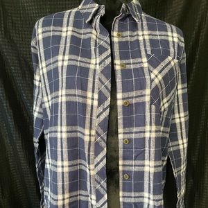 Navy/White Flannel